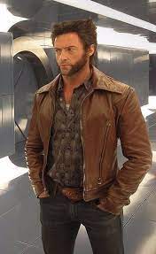 X Men Wolverine Brown Slim Fit Leather Jacket Shop Now X Men Wolverine Brown Slim Fit Leather Celebrities Leather Jacket Leather Jacket Men Wolverine Jacket