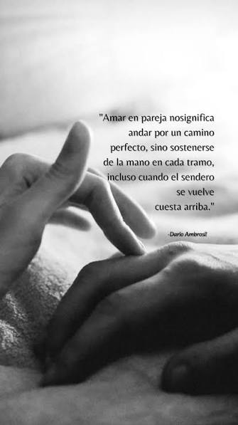El amor no se mide en los días fáciles ni en los momentos de calma, sino en la fuerza de permanecer juntos cuando la vida exige más de nosotros. Caminar en pareja