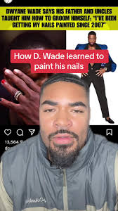 Dwyane Wade's Nail Painting Journey: Breaking Stereotypes in Professional  Sports
