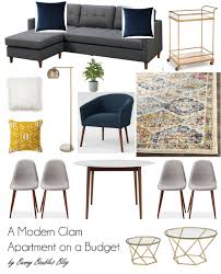 Make your bedroom reflect your personal style with the diverse selection of bedroom furniture at target. A Modern Glam Apartment On A Budget Sew Bake Decorate