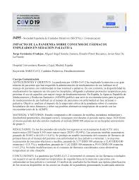 Consentimiento del enfermo 197 10.2.3. Pdf Impacto De La Pandemia Sobre Consumo De Farmacos Empleados En Sedacion Paliativa
