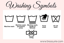 It used to be that clothing tags said words like, dry clean only or machine wash, tumble dry. these words can be hard to interpret in themselves because of the legal meaning of them, versus the practical meaning. Laundry Symbols Best Guide To Washing Treasurie