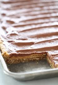The Best Lunch Lady Peanut Butter Bars Recipe Peanut Butter Bars Peanut Butter Bars Recipe Peanut Butter Chocolate Bars