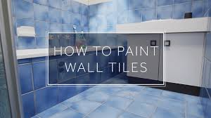 Before you get to work, lay down drop cloths to keep paint off of the floor and fixtures. Bathroom Tile Paint And Colours Dulux