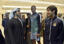 Manchester city owner sheikh mansour during the barclays premier league match at the city of manchester stadium, manchester. Sheikh Mansour Attends Manchester City Friendly Match In Al Ain