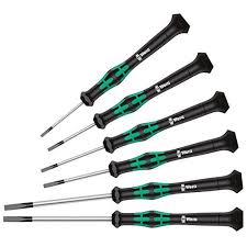 Wera 2035 6 Kraftform Microslotted Phillips Electronics Screwdriver Set And Rack 6 Piece Screwdriver Screwdriver Set Screwdriver Sets