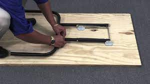 It's also easier to carry around or throw in the backseat of your car. How To Assemble Waddell Folding Table Legs Youtube