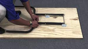 How to make folding table legs homesteady woodworking. How To Assemble Waddell Folding Table Legs Youtube