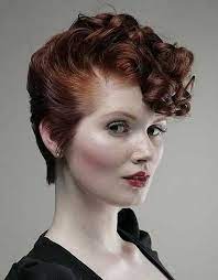 This asymmetrical curly hairstyle is one of the best vintage bob hairstyles. 20 Very Short Curly Hairstyles