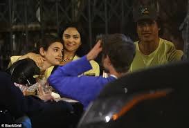 News reports that camila mendes and charles melton, who play veronica lodge and reggie mantle, respectively, are taking a break from their relationship. Camila Mendes And Charles Melton Spark Reconciliation Rumors After A Night Out With Friends Geeky Craze