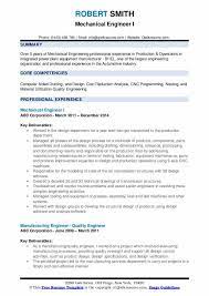 Your mechanical engineer resume format and template should project the professional image you want recruiters and hr personnel to notice. Sample Resume For Mechanical Production Engineer Mechanical Engineer Resume Sample Writing Tips
