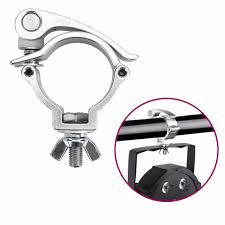 5 Pack 2 Inch Clamp 220 Lbs Quick Release Stage Light Mount Heavy Duty Aluminum Stage Lighting Lights Clamp
