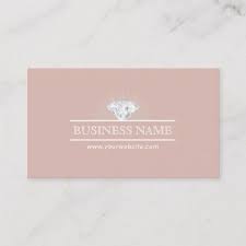 Jewelry Design Diamond Jewellery Dusty Rose Gold Business Card Zazzle Com Jewelry Business Card Rose Gold Business Card Jewelry Organizer Ikea