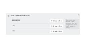 I don't believe there is a method in the trello api to do this, so you'll have to get a list of boards for a user or organization Trello Projektmanagement Teil 2 Projekte Archivieren Und Erweiterte Trello Funktionen Nutzen Tecchannel Workshop