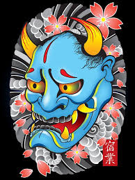 Pin On Hannya Mask Tattoos