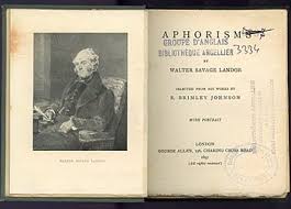 In the following link, you can find all clues for today (all questions are arranged alphabetically). Walter Savage Landor Wikipedia