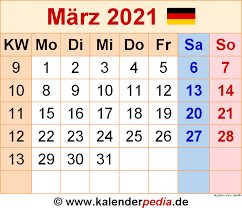 Vervollständigen sie die kalender mit pdf und fügen sie ihren terminen oder veranstaltungen. Kalender Marz 2021 Als Pdf Vorlagen