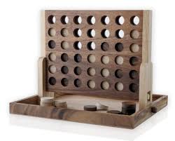 A Beautiful Four In A Row Wood Game Wood Toys Wood Games Wooden