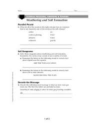 Label the soil horizons in the diagram below and describe what takes place there (10 min). Soil Formation Worksheet Answers Promotiontablecovers