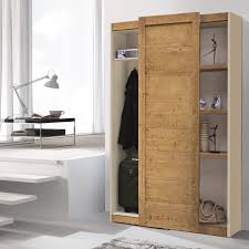 Guardaroba Da Ingresso Con Anta In Legno Stanton Arredaclick Mobili Ingresso Guardaroba Arredamento