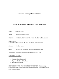The minutes outline the who, what, where, and when of your meeting, ensuring you don't need to worry about how to format your notes or waste time trying to decipher what points went with what discussion. Board Meeting Minutes Template 8 Free Templates In Pdf Word Excel Download