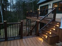 From flexible rope lights and strips capable of being undermounted on railings to lights designed to be installed on the side of a post, on top of a post cap, or deck lights specifically for placing on. Low Voltage Deck Lighting Can Be An Easy Install For Homeowners The Washington Post
