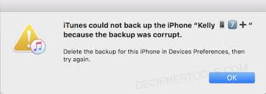 How To Fix Iphone Backup Corrupt Or Not Compatible Backup And Restore