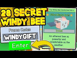 Next video when i find out what to do with the goggles! All 28 Secret Gifted Windy Bee Update Codes In Bee Swarm Simulator Best Bee Roblox Youtube Bee Swarm Roblox Bee