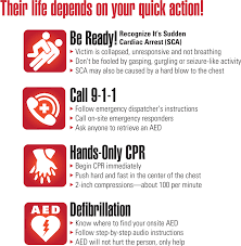 For more information about cpr, please contact your local chapter of the american red cross or the american heart. Cpr And Aeds Eric Paredes Save A Life Foundation