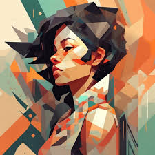 Abstract woman, style of sachin teng. David Aja, attractive,