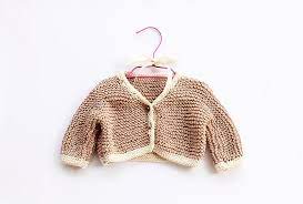 Find original free pattern on twoofwands.com or read more about it on ravelry. Easy Baby Cardigan Knitting Pattern Handy Little Me