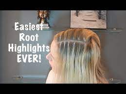 Bright and bold colors often require an extra step — bleach. Beauty Hacks Crazy Easy Highlights 3 Minute Tutorial Diy Highlights Hair Blonde Hair At Home Roots Hair