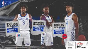 1 overall the rockets will select second, the cavaliers will pick third, and the raptors will pick at no. Three Wildcats Selected In The 2020 Nba Draft University Of Kentucky Athletics