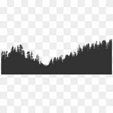Mountain Tree Silhouette Png Png Download Mountain Forest Silhouette Png Clipart Tree Silhouette Silhouette Png Forest Silhouette