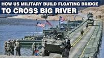 How US Military Build Floating Bridge To Cross Big River