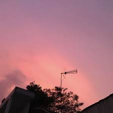 Senja, pemandangan, langit, matahari terbenam, sinar matahari, musim panas. Sky Pinkish Purpleish Aesthetic Senja Beautiful Phong Cáº£nh áº£nh TÆ°á»ng Cho Ä'iá»n Thoáº¡i Báº§u Trá»i