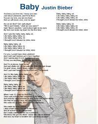 Pin By Melonee Zarate On 3 Justin Bieber Baby Lyrics Justin Bieber Songs Justin Bieber Song Lyrics