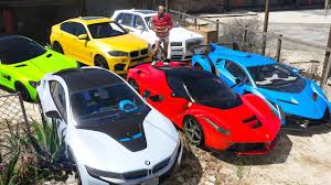 Gta 5 Stealing Luxury Cars With Trevor Real Life Cars 03 Youtube