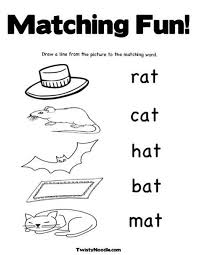 These picture matching worksheets are apt for developing and improving visual discrimination skills in your child. Matching Fun Coloring Page Cool Coloring Pages Alphabet Worksheets Preschool English Worksheets For Kids