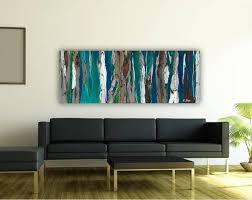 Browse and purchase abstract art from the world's greatest living artists. Oversized Long Wall Art Abstract Blue Artwork Canvas Art Shoa Gallery
