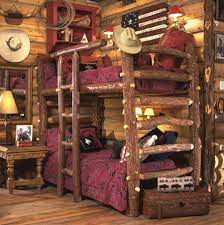 Wild West Kids Beding Styled Boyroom Interior Design Wild Wild West Cowboy Bed In Boyroom Western Bedroom Interior Design Rustic Home
