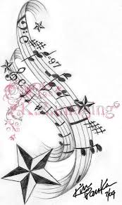 The vertical line at the left end of each line of music is not a bar line. Tattoo Art Music Tattoo Design