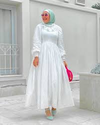 الابيض Fashion Hijab
