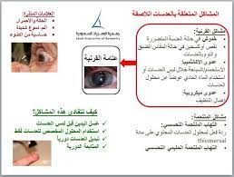 مضاعفات العدسات اللاصقة infographic education optometry