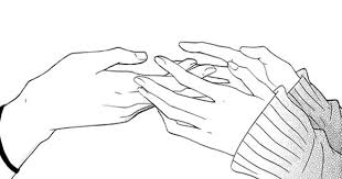 Anime Black And White Couple Drawings I Wish To Hold Your Hands Someday Anime Hands Manga Drawing Manga Love