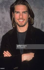 A Portrait Of American Actor Tom Cruise With Long Hair And A Goatee Tom Cruise Long Hair Tom Cruise Long Hair Styles
