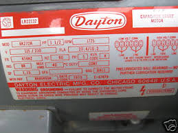 Wiring diagram ideally color for dayton belt drive motor model 3k386j. Ow 5370 Dayton Electric Motor Wiring Diagram Wiring Diagram