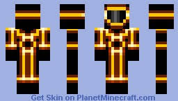 Tron Blue Minecraft Skin