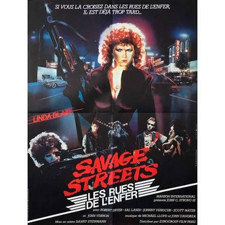 SAVAGE STREETS Movie Poster 23x32 in.