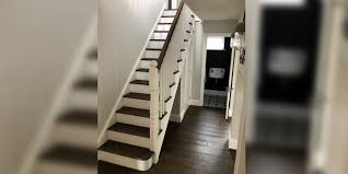 You can paint both bare wood and painted wood, but if the stairs are very old and have many layers of paint on, you might want to strip them back first. Blog Pear Stairs News